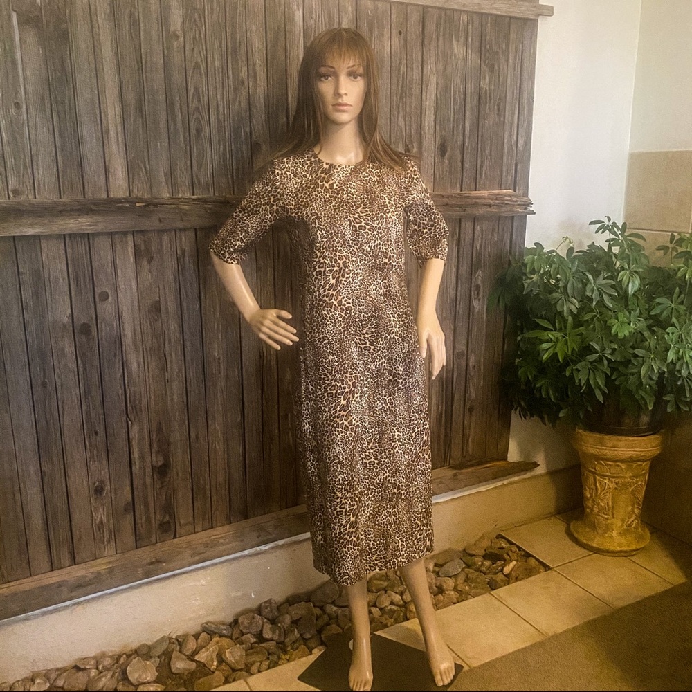 ROAM Branded Cheetah Print Dress